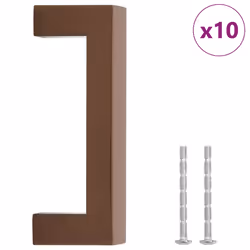 vidaXL Maniglie per Mobili 10pz Bronzo 96mm in Acciaio Inox - Vista aggiuntiva 2