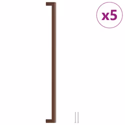 Maniglie per Mobili 5pz Bronzo 480mm in Acciaio Inoxcod mxl 108958 - Vista aggiuntiva 2
