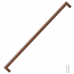 Maniglie per Mobili 5pz Bronzo 480mm in Acciaio Inoxcod mxl 108958 - Vista aggiuntiva 3