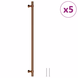 vidaXL Maniglie per Mobili 5pz Bronzo 320mm in Acciaio Inox - Vista aggiuntiva 2