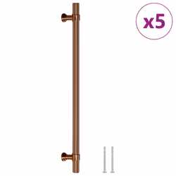 Maniglie per Mobili 5pz Bronzo 480mm in Acciaio Inoxcod mxl 132926 - Vista aggiuntiva 2