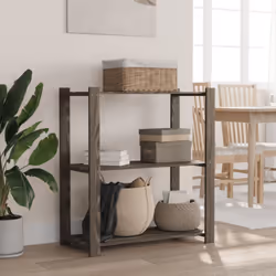 Questo scaffale in legno è la soluzione ideale per lo stoccaggio sia domestico che commerciale, e offre molto spazio per ripo ...
