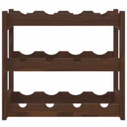VidaXL 373388 scaffale per vino Legno Marrone