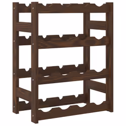 VidaXL 373389 scaffale per vino Legno Marrone - Vista aggiuntiva 5
