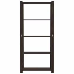 Scaffale a 5 Livelli Nero 80x38x170 cm in Legno di Pinocod mxl 131855 - Vista aggiuntiva 3