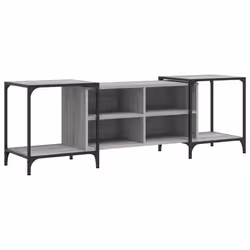 VidaXL 837605, Grigio, Metallo, Legno, 1530 mm, 370 mm, 500 mm, 1 pz