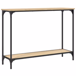 Tavolino Consolle Rovere Sonoma 101x30,5x75cm Legno Multistratocod mxl 131952 - Vista aggiuntiva 2