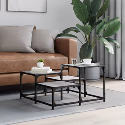 Tavolino da Salotto Grigio Sonoma 68x68x40 cm Legno Multistratocod mxl 110185 - Vista aggiuntiva 3