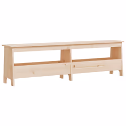 Panca da Ingresso 16028x45 cm in Legno Massello di Pinocod mxl 85628 - Vista aggiuntiva 2