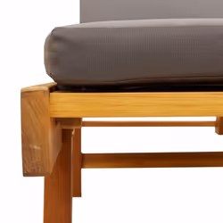 VidaXL 3206363 sedia da esterno Salone Seduta imbottita Legno di acacia Grigio - Vista aggiuntiva 8