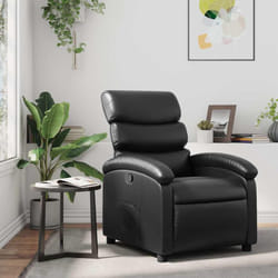Vidaxl - Poltrona Reclinabile Nera in Similpelle 29789
