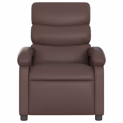 Poltrona Reclinabile Marrone in Similpellecod mxl 107528 - Vista aggiuntiva 3