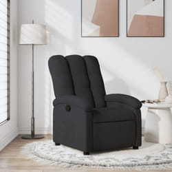 Vidaxl - Poltrona Reclinabile in Tessuto Nero 16578
