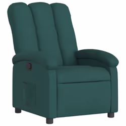 Poltrona Reclinabile in Tessuto Verde Scurocod mxl 131418 - Vista aggiuntiva 2