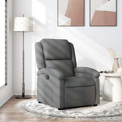Poltrona Reclinabile in Tessuto Grigio Scurocod mxl 131783