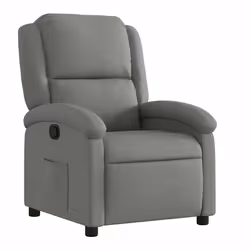 Poltrona Reclinabile in Tessuto Grigio Scurocod mxl 131783 - Vista aggiuntiva 2