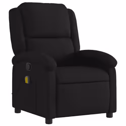 Poltrona Massaggiante Reclinabile Nera in Tessutocod mxl 131787 - Vista aggiuntiva 3