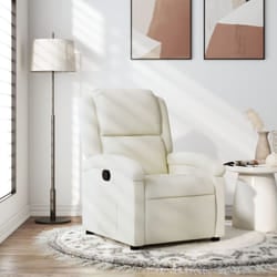 Vidaxl - Poltrona Reclinabile Crema in Velluto