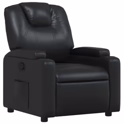Poltrona Reclinabile Nera in Similpellecod mxl 107836 - Vista aggiuntiva 2