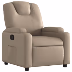 Poltrona Reclinabile Cappuccino in Similpellecod mxl 83878 - Vista aggiuntiva 2
