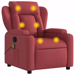 VidaXL 372418, Tessuto, Rosso, Schiuma, 110 kg, 770 mm, 945 mm