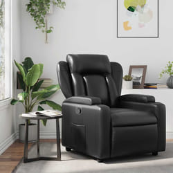 Poltrona Reclinabile Nera in Similpellecod mxl 107891