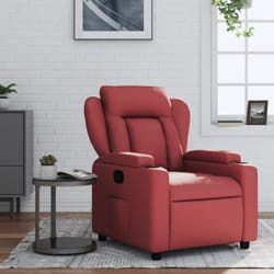 Vidaxl - Poltrona Reclinabile Rosso Vino in Similpelle 928318