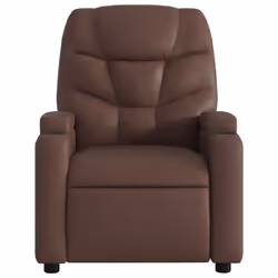 Poltrona Reclinabile Marrone in Similpellecod mxl 107894 - Vista aggiuntiva 3