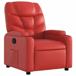 VidaXL 372470, Ecopelle, Rosso, Schiuma, 110 kg, 740 mm, 890 mm