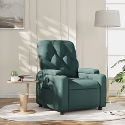 Poltrona Reclinabile in Tessuto Verde Scurocod mxl 83934