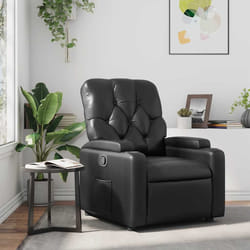 Poltrona Reclinabile Nera in Similpellecod mxl 107901