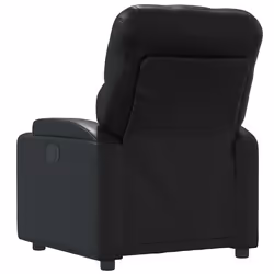 Poltrona Reclinabile Nera in Similpellecod mxl 107901 - Vista aggiuntiva 3