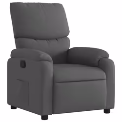 Poltrona Reclinabile in Tessuto Grigio Scurocod mxl 131858 - Vista aggiuntiva 2