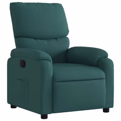 Poltrona Reclinabile in Tessuto Verde Scurocod mxl 107875 - Vista aggiuntiva 2