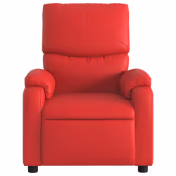 Poltrona Reclinabile Rossa in Similpellecod mxl 131857 - Vista aggiuntiva 3