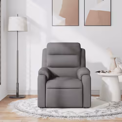 Poltrona Massaggiante Reclinabile Grigio Scuro in Tessutocod mxl 107961 - Vista aggiuntiva 3