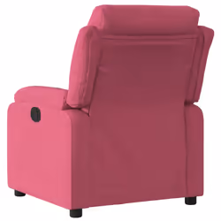 Poltrona Reclinabile Rosso Vino in Vellutocod mxl 107959 - Vista aggiuntiva 3