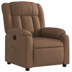Poltrona Reclinabile in Tessuto Marronecod mxl 84011 - Vista aggiuntiva 2