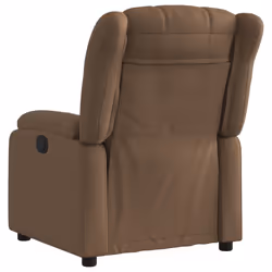 Poltrona Reclinabile in Tessuto Marronecod mxl 84011 - Vista aggiuntiva 3
