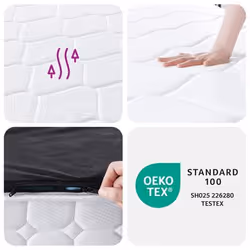 VidaXL 372841 matelas Taille double/complet Matelas à ressorts - Vista aggiuntiva 5