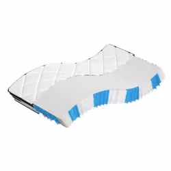 VidaXL 372887, Materasso a molle, Medio, Nero, Bianco, Poliestere, Poliestere, 1000 mm