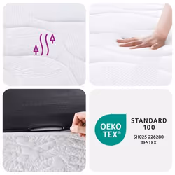 VidaXL 372984 matelas Taille enfant / adulte Matelas à ressorts - Vista aggiuntiva 8