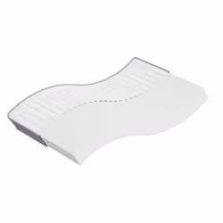 VidaXL 373008, Singolo/Grandezza intera, High density foam mattress, Morbido, Grigio, Bianco, Poliestere, Poliestere