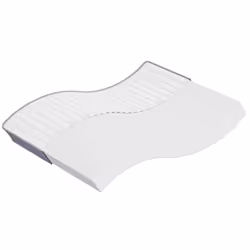 VidaXL 373011, Singolo/matrimoniale, High density foam mattress, Medio, Grigio scuro, Bianco, Poliestere, Poliestere