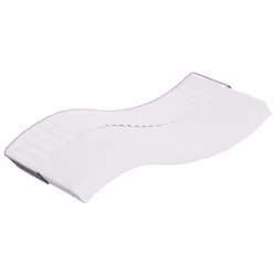VidaXL 373018, Singolo/Grandezza intera, Medio, Grigio, Bianco, Poliestere, 800 mm, 2000 mm