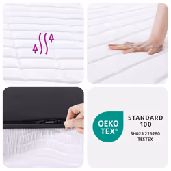 VidaXL 373019 materasso Singolo/Grandezza intera High density foam mattress - Vista aggiuntiva 8