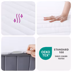 VidaXL 373020 materasso Singolo/Grandezza intera High density foam mattress - Vista aggiuntiva 8