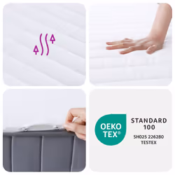 VidaXL 373021 materasso Singolo/Grandezza intera High density foam mattress - Vista aggiuntiva 6