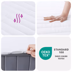 VidaXL 373028 materasso Singolo/Grandezza intera High density foam mattress - Vista aggiuntiva 8