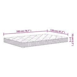 VidaXL 373033 materasso Singolo/Grandezza intera High density foam mattress - Vista aggiuntiva 7